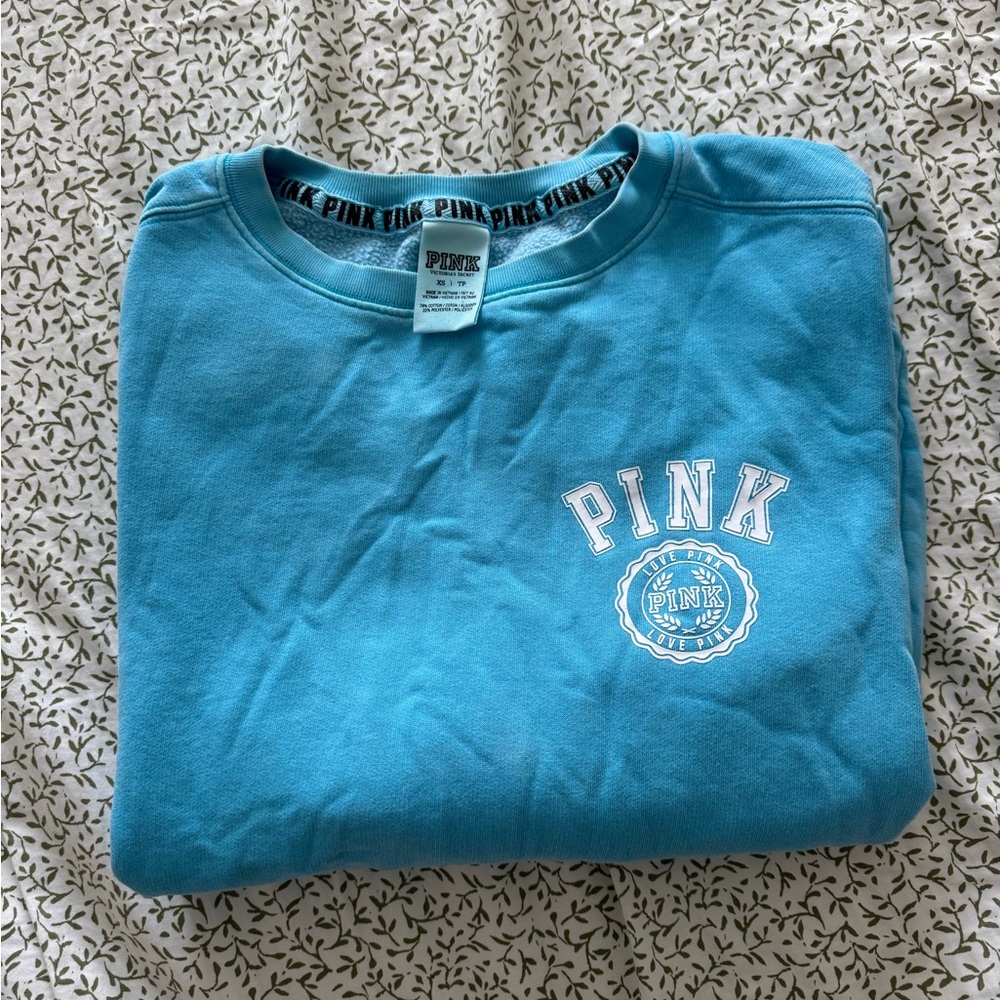 Victoria's Secret Pink Light Blue Sweatshirt 4 for $20!